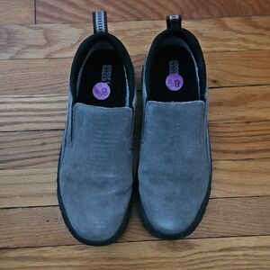 Eddie Bauer Mens Hicking/work Low Top Shoes, Gray Suede Leather Size 8.5